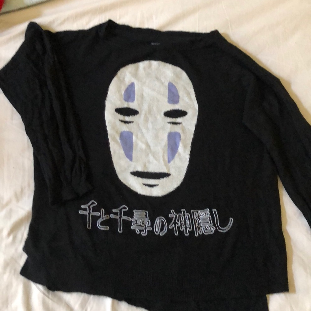 no face sweater